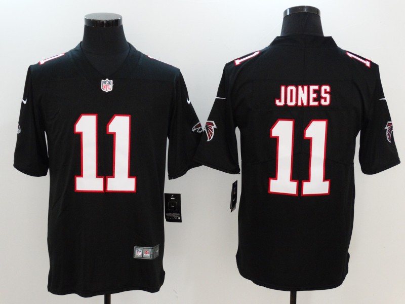 Men's Atlanta Falcons Julio Jones #11 Black Jersey